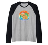 Christmas Capybara Dont Worry Be Capy Raglan Baseball Tee