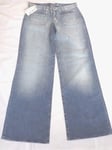 BNWT NEW ALL SAINTS BLUE STONEWASH RADLEY LOOSE ALLSAINTS JEANS ZIP FLY W32 L33