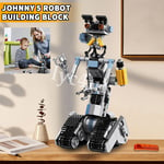 BuildMoc Johnny 5 Robot Building Brick Toy Movie Figure Model Block Set Kid Gift