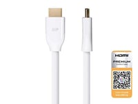 Monoprice 121511 Certified Premium High Speed HDMI Cable, HDR, 25ft White