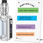 Aegis Solo 3 Kit 100 W S100 Kit with Z Subohm 2021 Tank 5.5ml, Woking Modes- Smart/Memory/Eco-Smart Lock - IP68 Rating