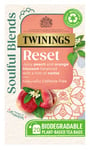 Twinings Soulful Blends Reset Inspired by Ayurveda -Juicy Peach & Orange Blossom Herbal Tea Infusion with Nettle - 20 x Biodegradable Tea Bags