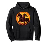 Headless Horseman of Sleepy Hollow Lit Jack O Lantern Pullover Hoodie