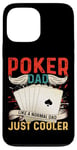 Coque pour iPhone 13 Pro Max Jeu de cartes de poker Jetons de jeu Bluff