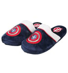 Marvel Captain America Shield Logo Avengers Men's Navy House Slippers