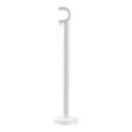 Support long pour barre à rideau GoodHome 19 mm Anafi blanc