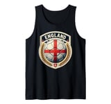 England Classic St Georges Euro Football Tank Top