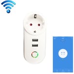 Prise Connectée Compatible Alexa Google Home 2 Ports USB Wifi Adaptée Eu YONIS