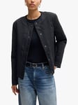 BOSS Parexilla Quilted Bomber Jacket, Black