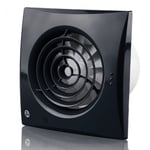 Blauberg 125mm Calm Extractor Black Fan Standard - CALMBLACK125