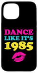 Coque pour iPhone 15 80s Outfit Women Nostalgia Eighties