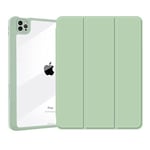 Coque Compatible iPad Pro 12,9" 5/4/3 génération (modèle 2021/2020/2018), Coque de Protection en TPU avec Porte-Stylo pour iPad Pro 12,9, réveil Automatique (Couleur matchag)