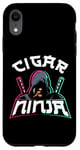 iPhone XR Cigar Smoking Ninja Vintage Cigar Ninja Case