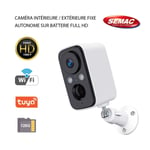 Caméra Intérieure Extérieure sur batterie Full HD P990432 + Carte Micro SD 128G