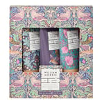 William Morris At Home Pocket Hand Creams Set 3 x 30 ml, Enriched With Shea Butter and Jojoba Oil, Travel Size, Cruelty Free and Vegan Friendly, Beauty Gift For Her, Bird and Yare Collection