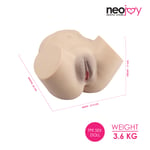 Sex Doll Sex Toy Realistic Ass & Pussy 3.6Kg Flesh White Neojoy 