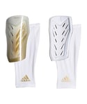 adidas X 20 Pro Protège-Tibia Mixte, Blanc/doré métal/argenté métallisé, s