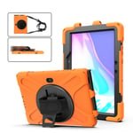 Samsung Galaxy Tab Active Pro/Galaxy Tab Active 4 Pro Skal med Handgrepp och Strap Orange