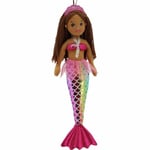 Sweety Toys Doll - 11919 - Princess Mermaid Plyschdocka 45 cm regnbåge