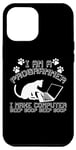 Coque pour iPhone 15 Plus C'est drôle de dire que je suis un programmeur, je fais des blagues sur les chats sur ordinateur