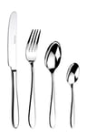 Arthur Price Every Day Arthur Price Willow 24-Piece 6 Person Cutlery Set, Stainless Steel, Stainless Steel, 34 x 31 x 5 cm