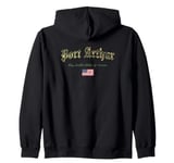 Port Arthur Gothic Design Camouflage Version Zip Hoodie