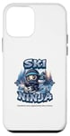 Coque pour iPhone 12 mini Ski Ninja Snowboard Ninja Ski Snow Rider