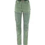 Fjallraven 89827S-613-614 Abisko Midsummer Trs W Short Shorts Women's Jade Green-Patina Green Size 36