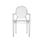 Kartell - Louis Ghost Chair - Smoke Grey - Ruokapöydän tuolit - Philippe Starck - Harmaa - Muovi