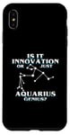 Coque pour iPhone XS Max IS IT INNOVATION OR JUST AQUARIUS GENIUS?