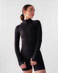 Bumpro Perfect Rib Sweatshirt Turtleneck Black - S