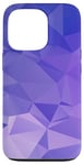 Coque pour iPhone 13 Pro Simple Abstrait Bleu Abstrait Triangle