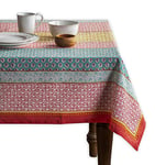 Maison d' Hermine Provence Nappe 100% Coton pour la Cuisine dîner Table décoration de fête Mariage, fête mères Printemps/été (Rectangle, 160cm x 220cm)