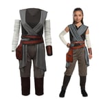 Rey Cosplay Star Wars Rey Skywalker Cosplay Costume The Rise Of Skywalker Kostymer Uniform Halloween festkläder för barn costume L