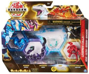 Spin Master Bakugan: Legends Collection Pack - Nova + Ultra + Geogan + Bakugan - Maxodon/Montrapod/Trox/Dragonoid x Auxillataur Ultra (20140074)