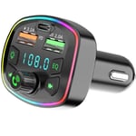 Multi-Function Bluetooth FM Transmitter Real-time Voltage Radio Adapter