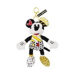 Disney Britto Collection Mickey Midas Porte-clés en peluche, doré, height 11.5cm, Classique