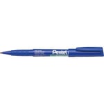 Pentel Marqueur permanent Green Label NMS50 - pointe fine 2 mm bleu