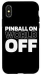 Coque pour iPhone X/XS Pinball Boule - Arcade Machine Flippers