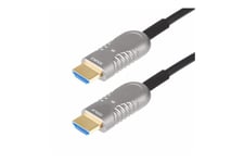 StarTech.com 50ft (15.2m) HDMI 2.1 Hybrid Active Optical Cable (AOC), CMP, Plenum Rated, 8K Ultra High Speed HDMI Fiber Optic Cable, 48Gbps, 8K 60Hz/4K 120Hz, HDR10+/FRL/TMDS/eARC - CMP In Wall HDMI 2.1/2.0 Cord (8K-A-50F-HDMI-CABLE) - HDMI-kabel - 15.2 m