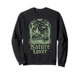 Nature Lover Dark Cottagecore Enchanting Forest Sweatshirt