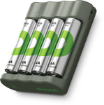 GP - ReCyko Everyday Battery Charger, B441 (USB), incl. 4 x AA 2100 mAh Batteries