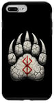 Coque pour iPhone 7 Plus/8 Plus Berserker Ours Pattes d'ours Rune de Berserk Symbole Viking