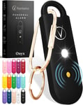 Vantamo Personal Alarm for Women - Extra Loud Double Speakers, First Onyx 