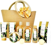 Birthday Gifts for Her-Spa Luxetique Spa Gift Set, 10pcs Vanilla Bath Gift Set