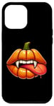 Coque pour iPhone 14 Plus Citrouille orange lèvres bouche Halloween garçons filles enfants