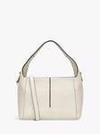 Radley Hillgate Place Leather Medium Zip Top Grab Bag, Chalk