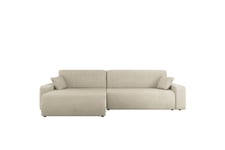 Barile Sofa med Divan 3-seter - Beige sjeselong