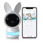 ARENTI 2K/3MP Baby Monitor, Wifi Baby Camera with Night Vision,Auto Tracking,Night Light,One Touch Call,PTZ,Crying&Motion Detection,2-Way Talk for Indoor Baby Nanny and Pet Monitor(One Camera Only)