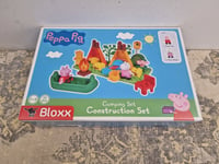 Big 800057143 PP Set Peppa Pig BLOXX Construction Toys Camping - BOX DAMAGED